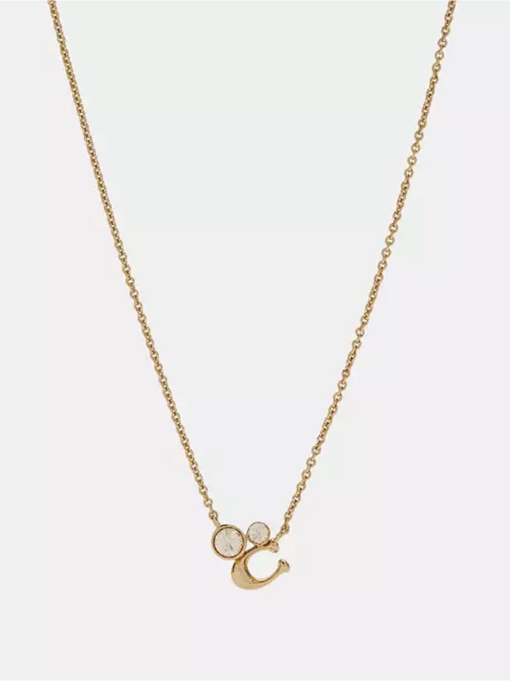 Gold Crystal Cluster Pendant Necklace - Women Jewelry